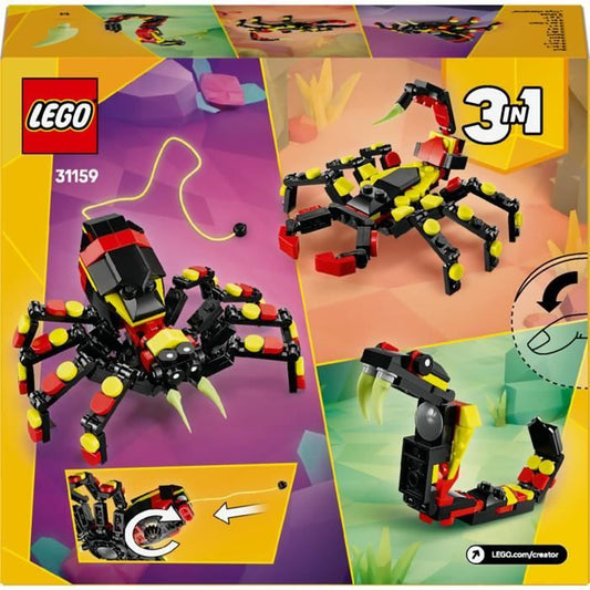 LEGO Creator 31159 3-in-1 Wild Animals: Amazing Spider - Toy for 7 year olds