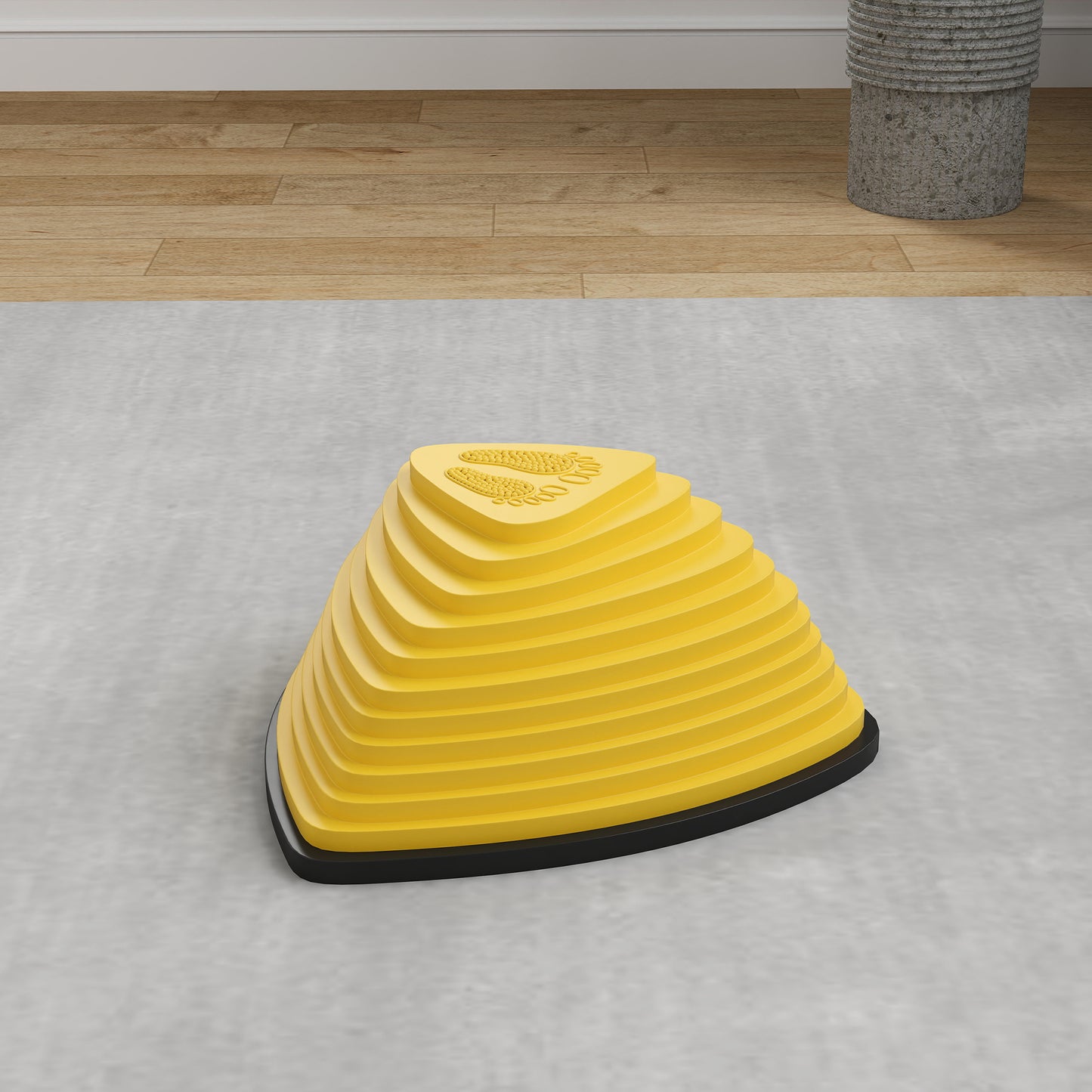 AIYAPLAY 6er-Set Trittsteine, rutschfestes Design, für drinnen & draußen, stapelbar, Bunt