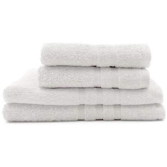 2 TODAY bath towels 50x90 + 2 bath sheets 70x130 cm 100% Cotton - Chalk