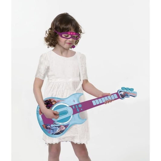 THE FROZEN QUEEN - Luminous Electronic Guitar with glasses equipped with a microphone