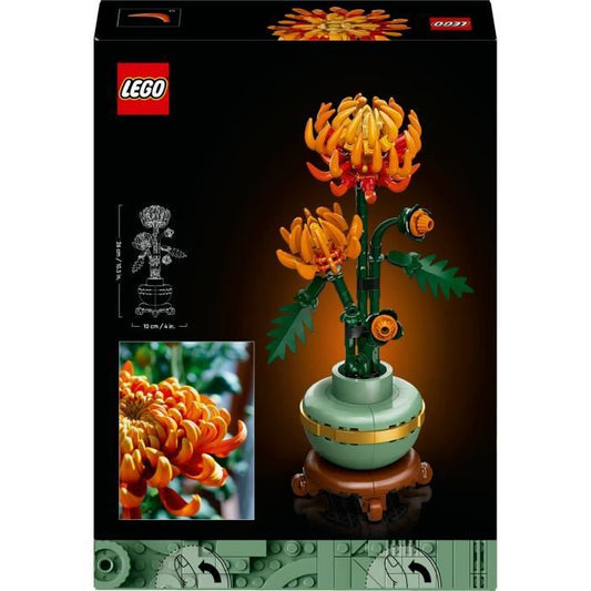 LEGO Icons 10368 Chrysanthemum Flower Arrangement - Buildable Flower Decorating Set for Adults