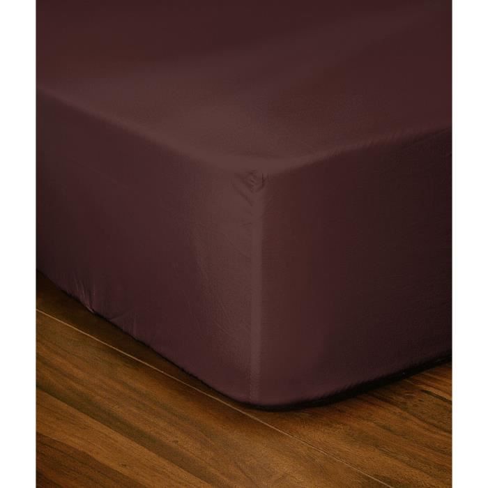 Fitted sheet - LOVELY HOME - LH71601 - 90x190+25 cm - Brown