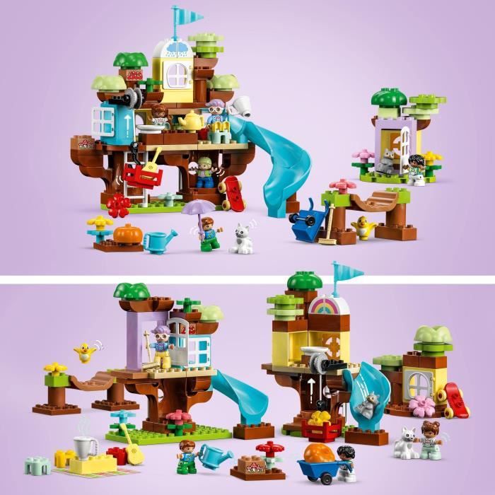 LEGO DUPLO 10993 The hut in the 3-in-1 tree, children's educational toy of 3 years, with bricks