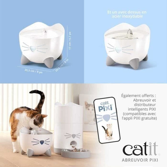 CAT IT Automatic Cat Water Fountain - 2.5 L - Green
