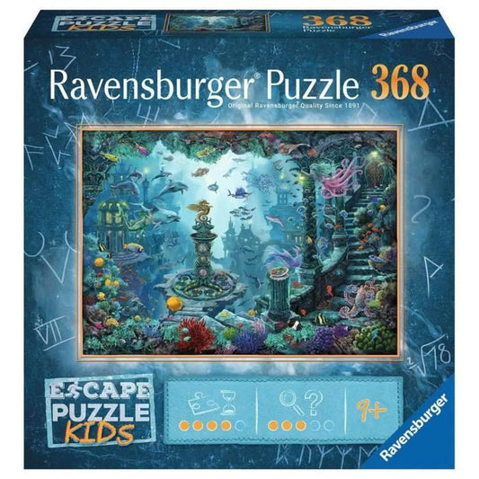 Puzzle Escape Child In the underwater kingdom, Puzzle 368 pieces, Des 9, 13395, Ravensburger