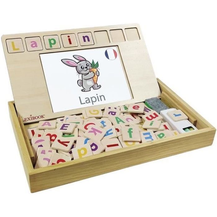 Bio Toys - Bilingual French / English Word School - Wooden Game