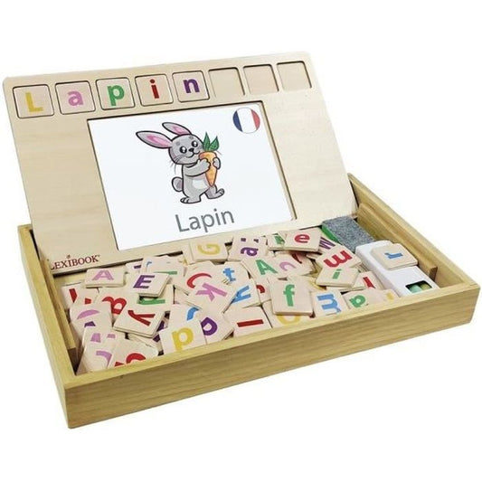 Bio Toys - Bilingual French / English Word School - Wooden Game