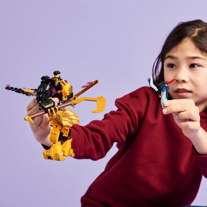 LEGO NINJAGO 71839 Arin's Spinjitzu Mech - Building Set for Boys Ages 7