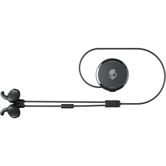 Earphones - SKULLCANDY - Vert-Clip Anywhere Wireless Earbuds S2VTW-M448 - Black