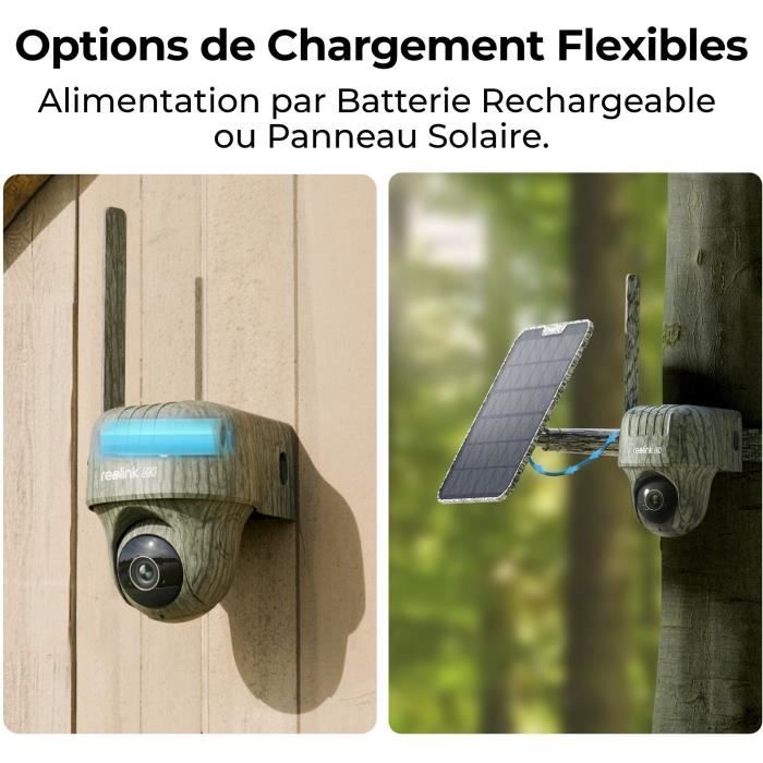 Outdoor camera - REOLINK - G450 - Solar panel - Grey