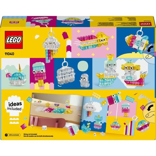 LEGO Classic 11040 Magical Transparent Brick Box - Building game for 5 years old