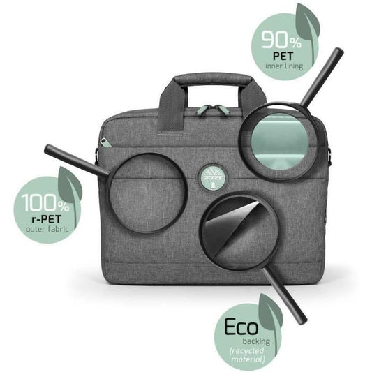 Laptop bag 15.6 - Port designs Yosemite Eco - Gray (62% recycled materials)