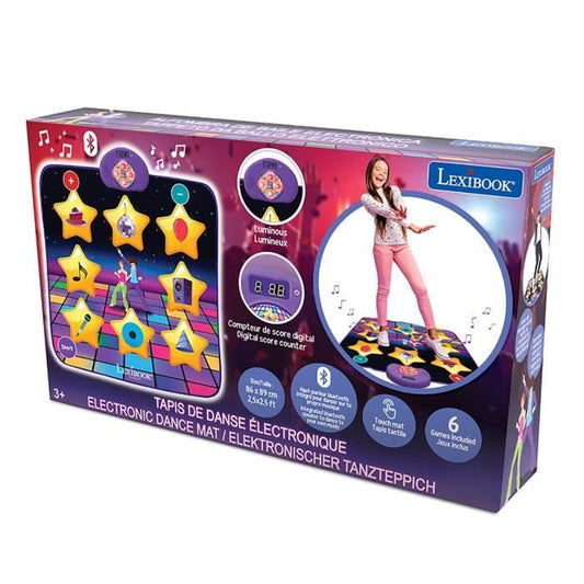 Electronic, Bluetooth and luminous dance mat with 6 game modes