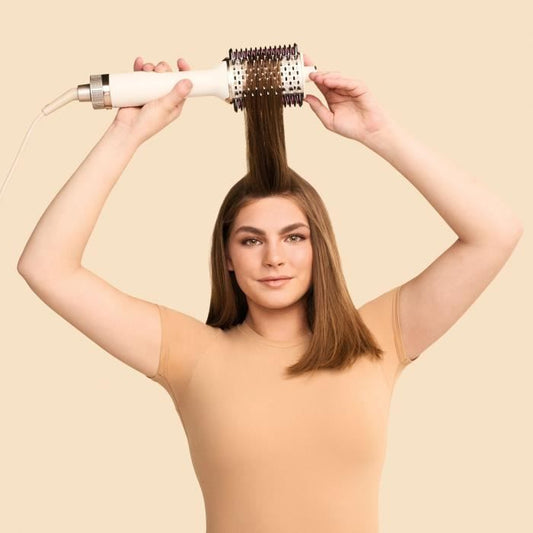Shark Styling Brush Shark SmoothStyle Heated Brush and Smoothing Comb White Silver