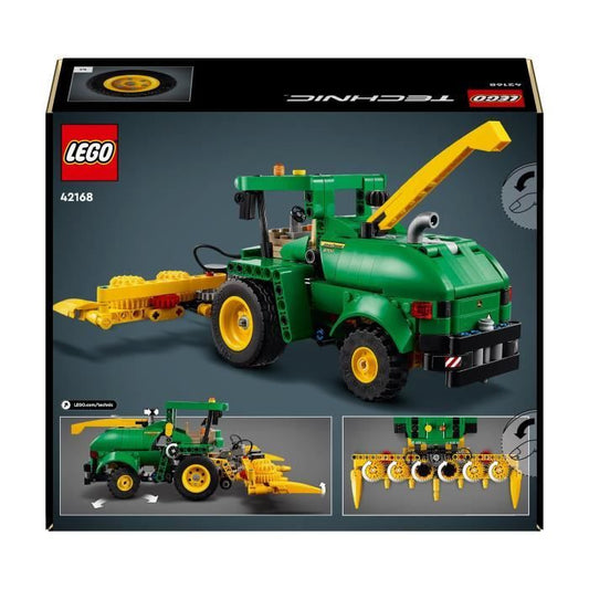 LEGO 42168 Technic John Deere 9700 Drilling Harvester, Agricultural Tractor Toy, Gift for Children Ages 9