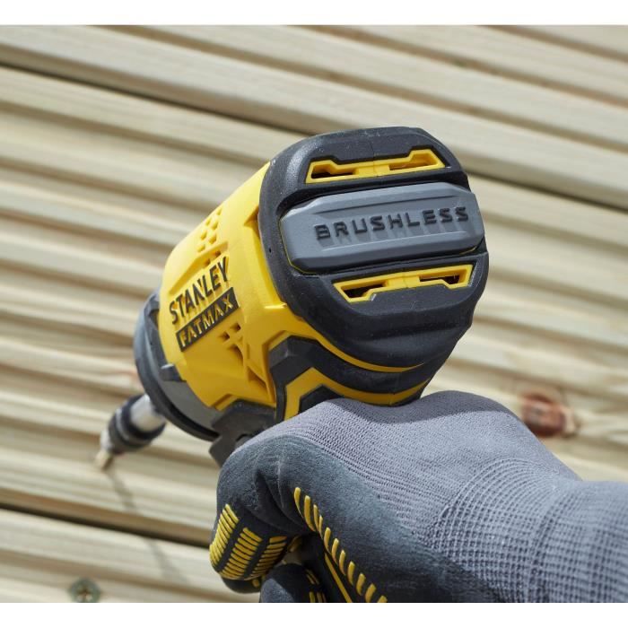 Impact screwdriver - STANLEY FATMAX V20 - SFMCF820D2K-QW - 190 Nm Brushless - Lithium 18V - 2 Batteries 2Ah