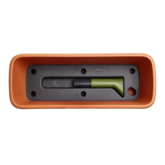 Elho Noa Balconiere L - Brown - L 65 x B 20 x H 18 cm - Outdoor balcony - 100% recycled