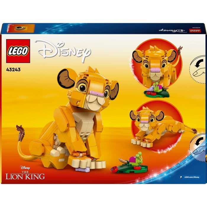 LEGO | Disney 43243 Simba, the Lion King's baby, construction toy, gift idea