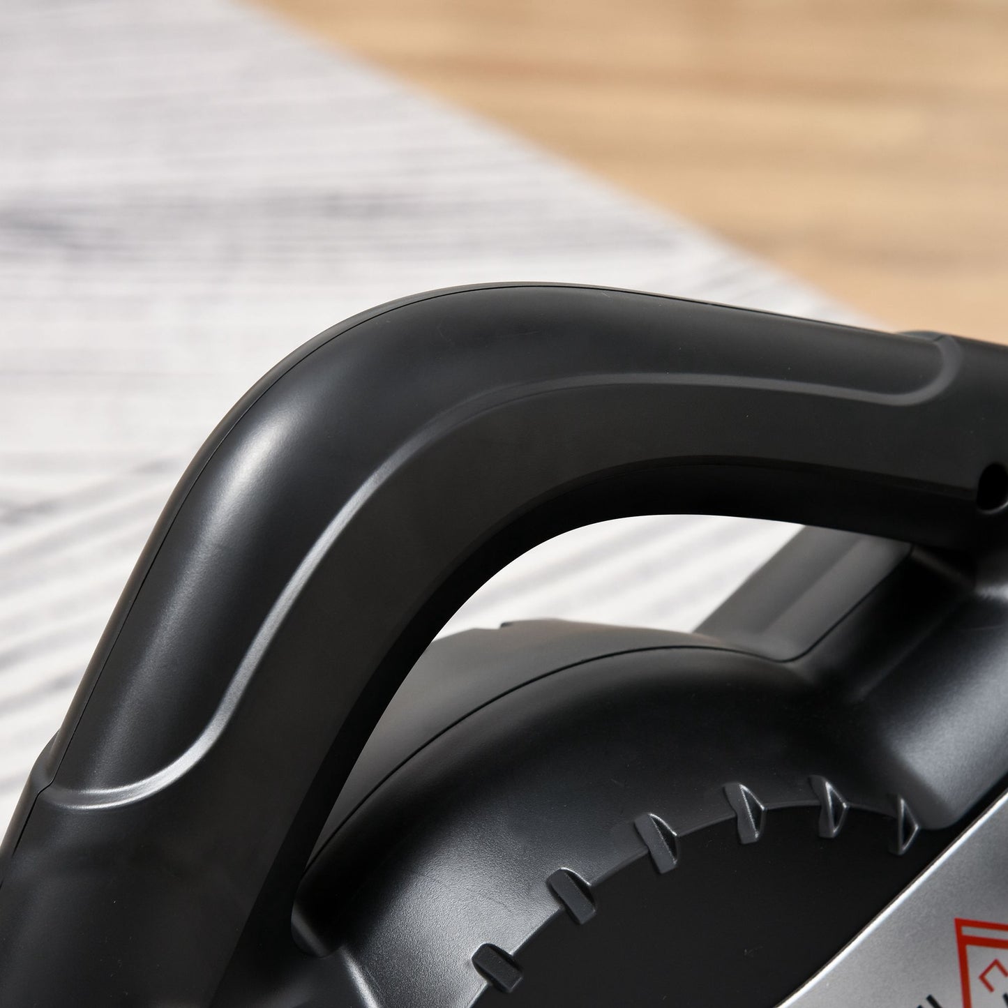 HOMCOM Mini Heimtrainer Pedaltrainer für Beintraining Pedal-Trainer mit Befestigungsgurt Anti-rutschmatte