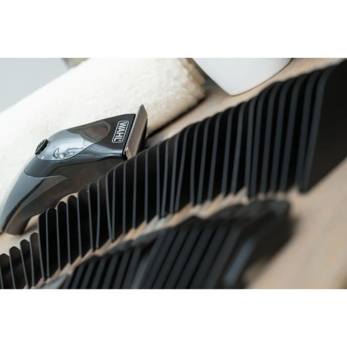 Hair and beard trimmer - WAHL - HAIRCUT & BEARD - 3.5 W - 10 combs - Autonomy: 40 min - Black