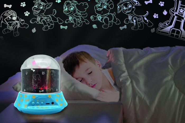 Paw Patrol night light with projections and sound effects