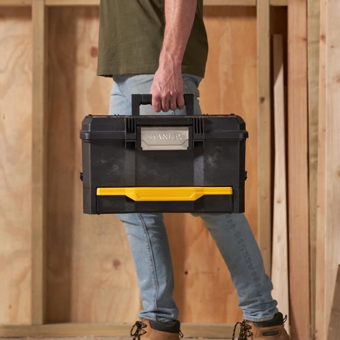 STANLEY Touch latch box 48cm with empty drawer