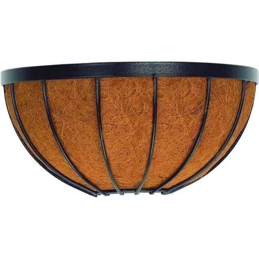 Wall basket + coconut - GARDEN ID Georgian - 30 x 15 H19 cm - Premium coconut - Solid structure
