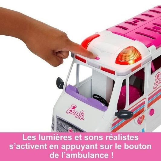 Barbie - Medical Vehicle Set with ambulance and clinic - Fashion Doll - Barbie - HKT79 - BARBIE FASHION DOLL