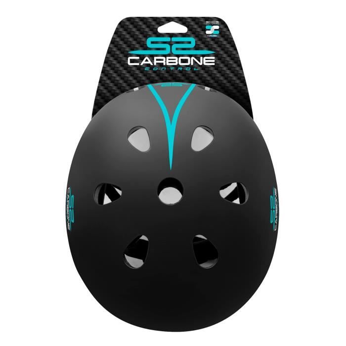 Skate helmet - with adjustment wheel - SKIDS CONTROL CARBON - JK525102