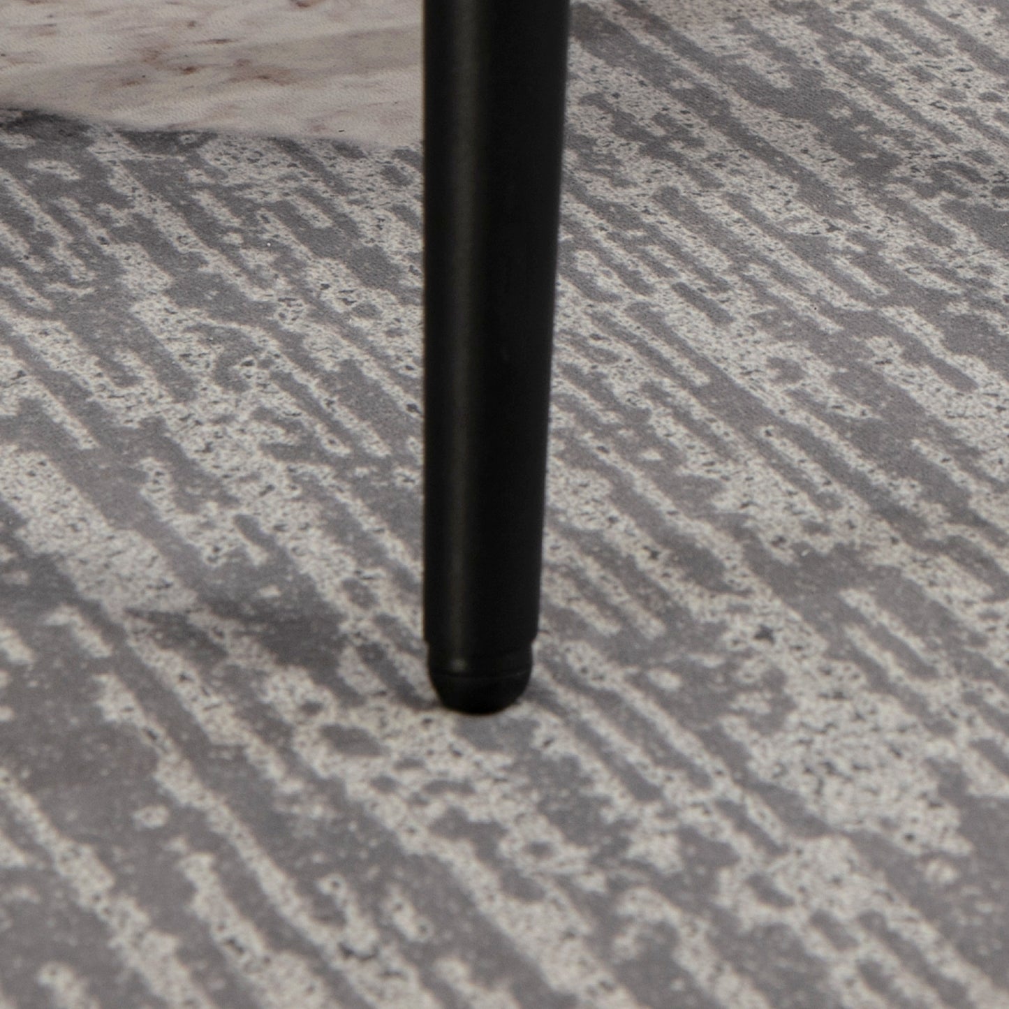 HOMCOM Hocker, Fußstütze, gepolsterter Sitz, Kaschmir-Optik, Stahlbeine, 42 x 42 x 44 cm, Rosa