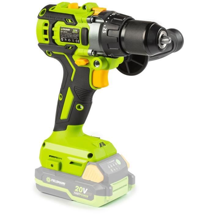 Cordless impact drill - FIELDMANN - 20V - Brushless - 1900 rpm - 60 Nm - Battery and charger not included