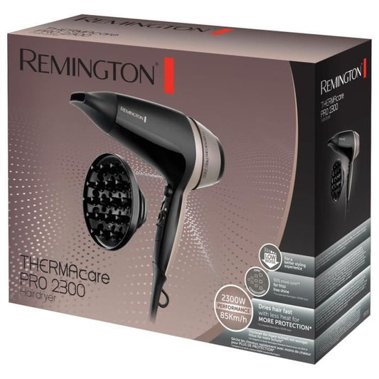 REMINGTON D5715 Professional Ionic Thermacare Hair Dryer 2300W, Ceramic Grill, Homogeneous Heat