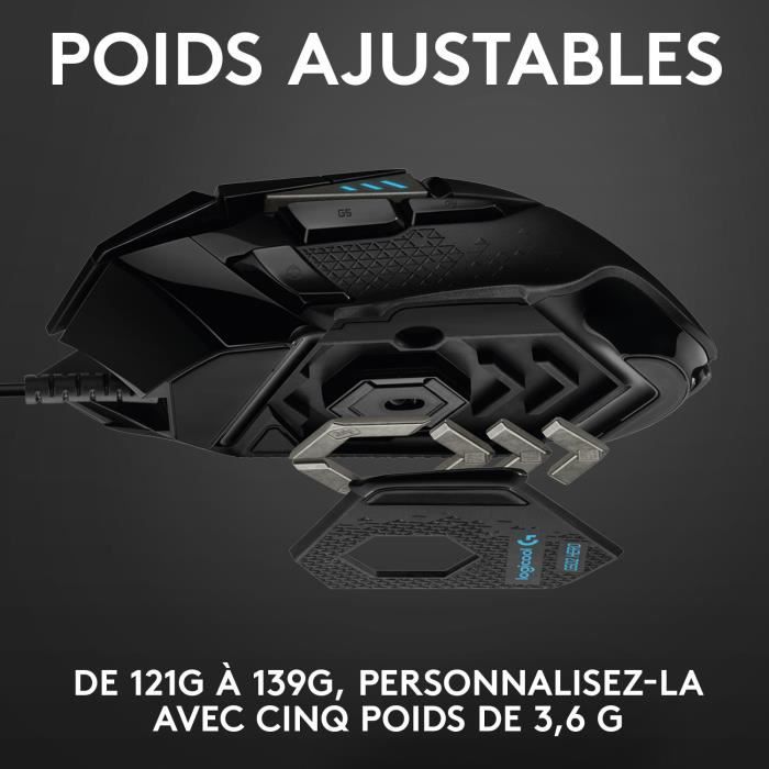 Logitech G502 HERO Souris Gaming