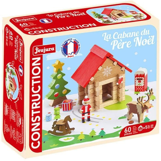 Santa's Cabin - Construction Game - JEUJURA - 60 pieces