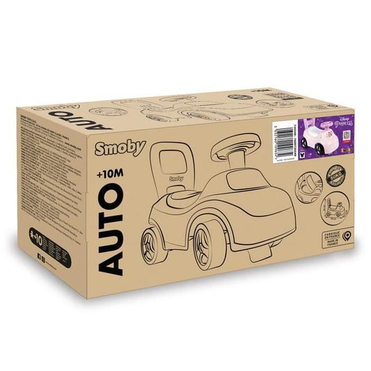 Smoby - 2 in 1 child car carrier - Disney Princess - Underseat storage + horn - From 10 months - Made in France