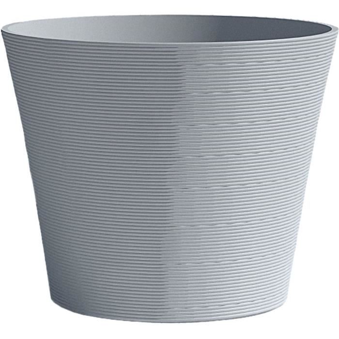 Flowerpot - GARDEN ID - Green Care Sense Blue Stone - 40 x 34 cm - 10 year warranty - 100% recycled - UV and frost resistant