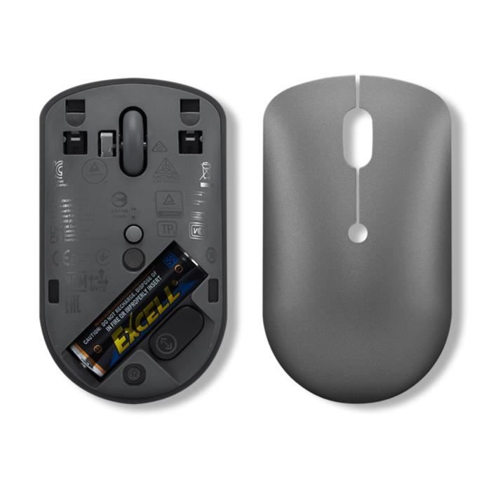 Lenovo 540 Compact USB-C Wireless Mouse Grey