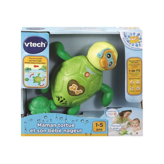 VTECH BABY - Bath Toy - Mother Turtle and Baby Swimmer