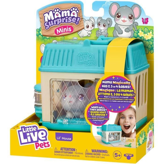 Mama Surprise Little Mouse Plush Toys - Little Live Pets - Moose Toys