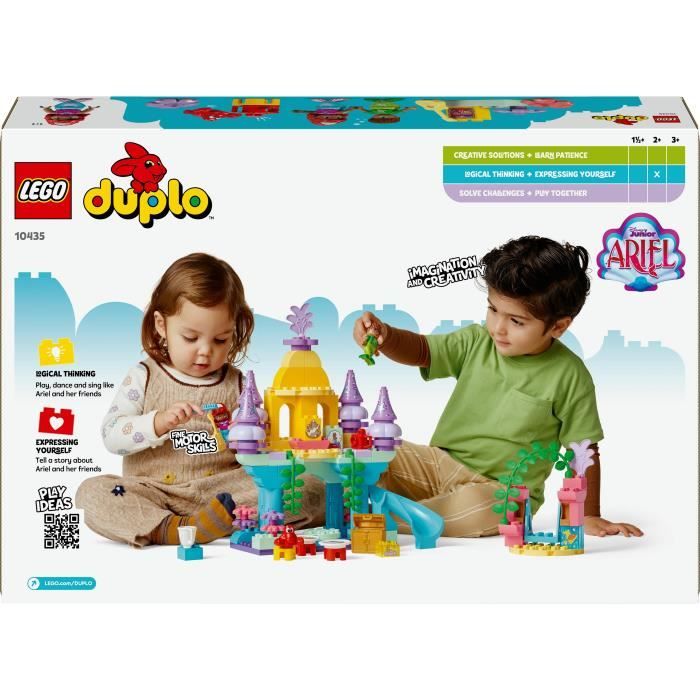 LEGO DUPLO | Disney 10435 Ariel's Magical Underwater Palace - The Little Mermaid Doll