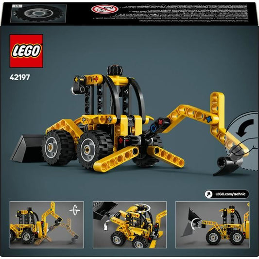 LEGO Technic 42197 Backhoe Loader - Building Toy and Gift for 7 Year Old Boys