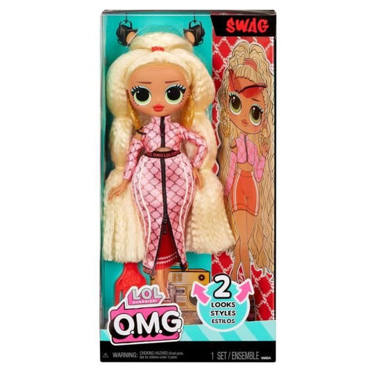 LOL Surprise OMG - 24 cm Fashion Doll - Swag - 2 outfits with comb and accessories - From 4 years old
