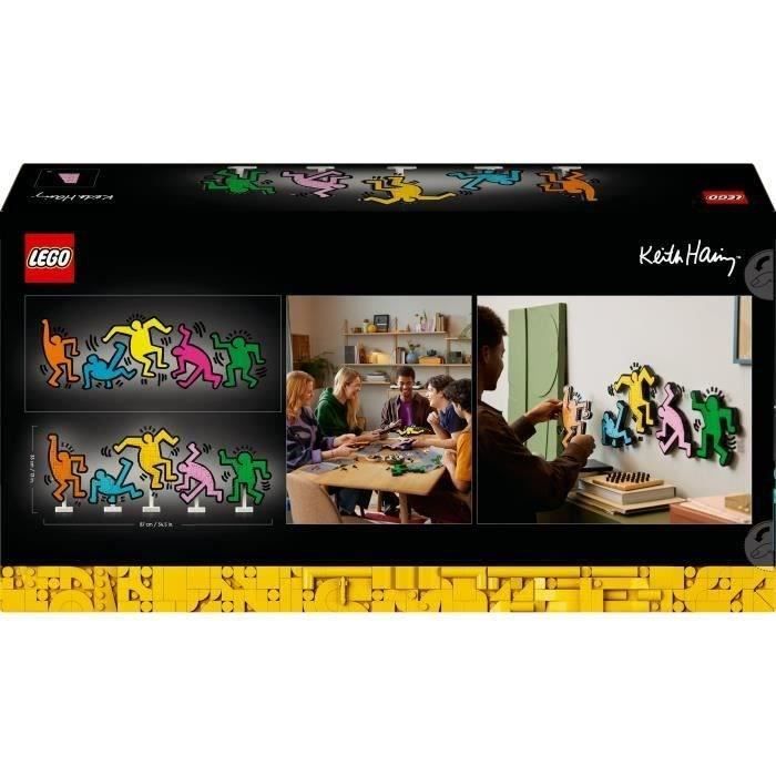 LEGO 31216 Art Keith Haring, Dancing Figures, Home Decor and Building Set for Adults