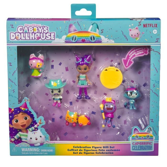SPIN MASTER DELUXE CELEBRATION FIGURE SET Gabby's Dollhouse