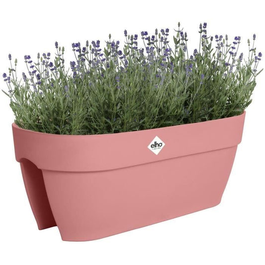 Flower pot - ELHO - Vibia Campana Flower Bridge 60 - Pink - L 26 x B 59 x H 22 cm - Balcony/Outdoor - 100% recycled