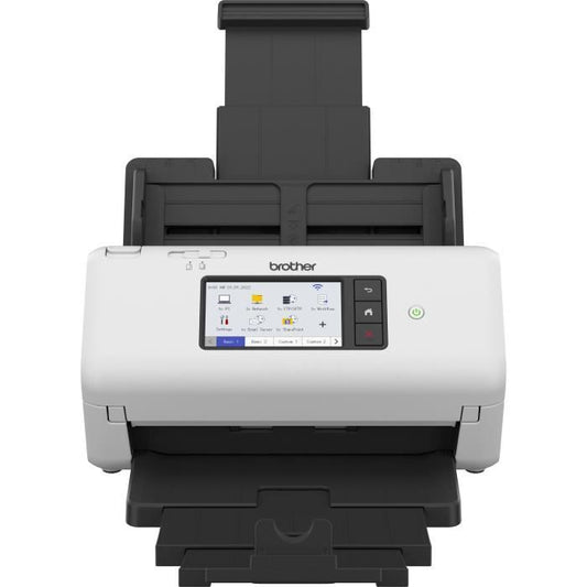 Scanner - BROTHER - ADS-4700 - Office Documents - Duplex - 40 ppm/80 ipm - Ethernet, Wi-Fi, Wi-Fi Direct - ADS4700WRE1