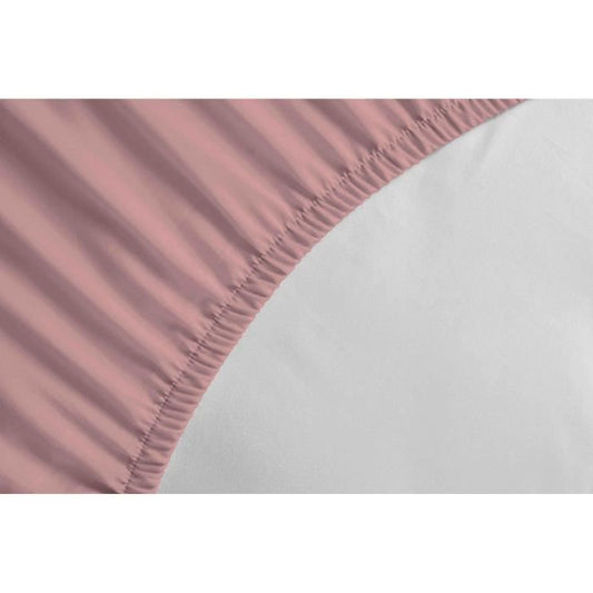 Fitted sheet - LOVELY HOME - LH71628 - 140x190+30 cm - Pink