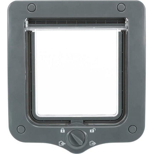 Chatiere - 4 positions - With tunnel - 20 × 22 cm - Gray
