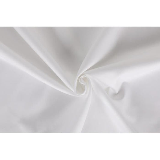 Bedding set - 1 duvet cover 220 x 240 cm + 2 pillowcases 60 x 60 cm - 100% cotton satin - White