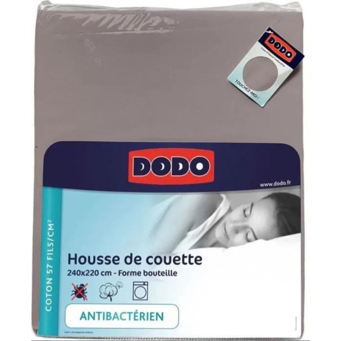 Dodo duvet cover - Taupe - 220x240 cm